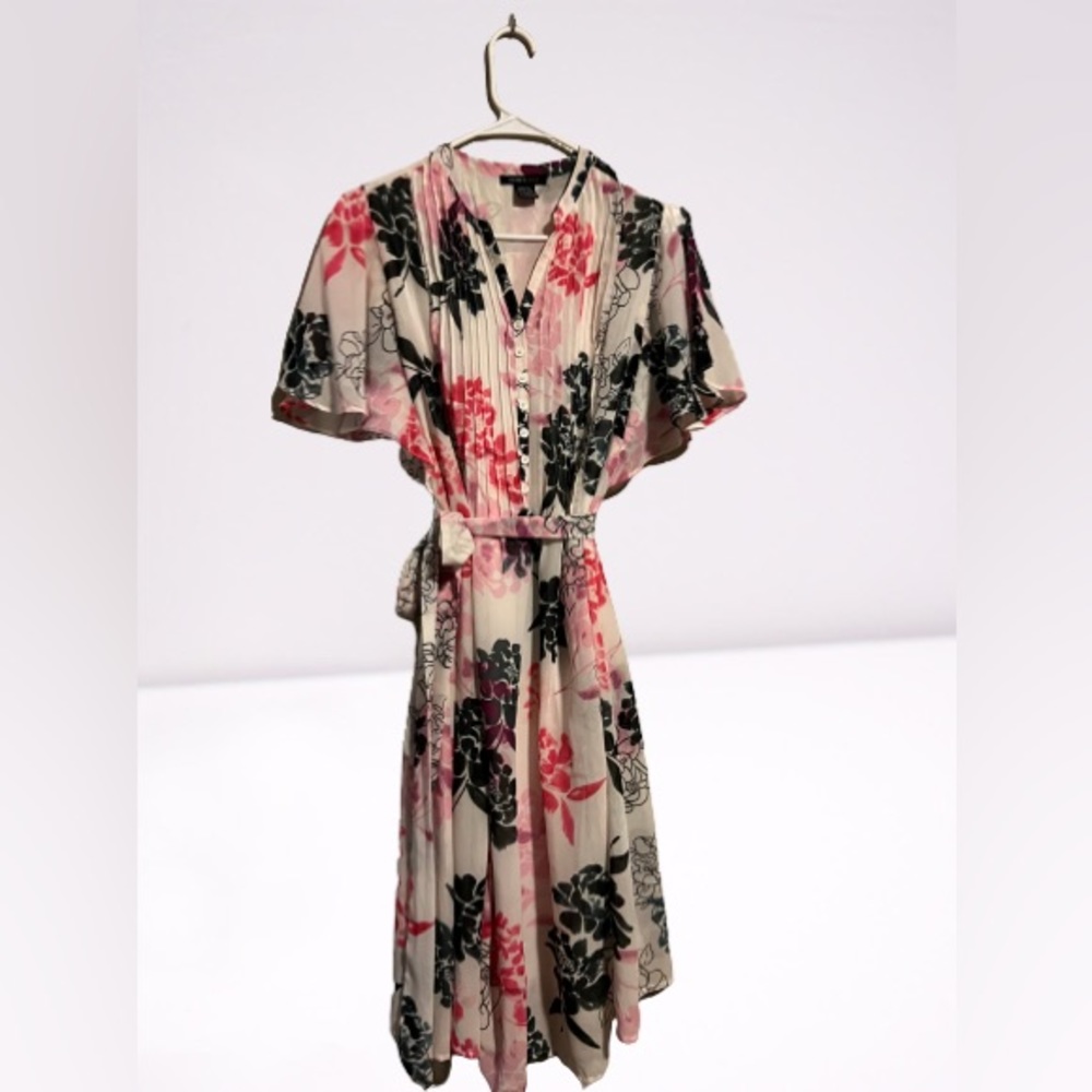 Robert Louis floral A-Line dress| Small